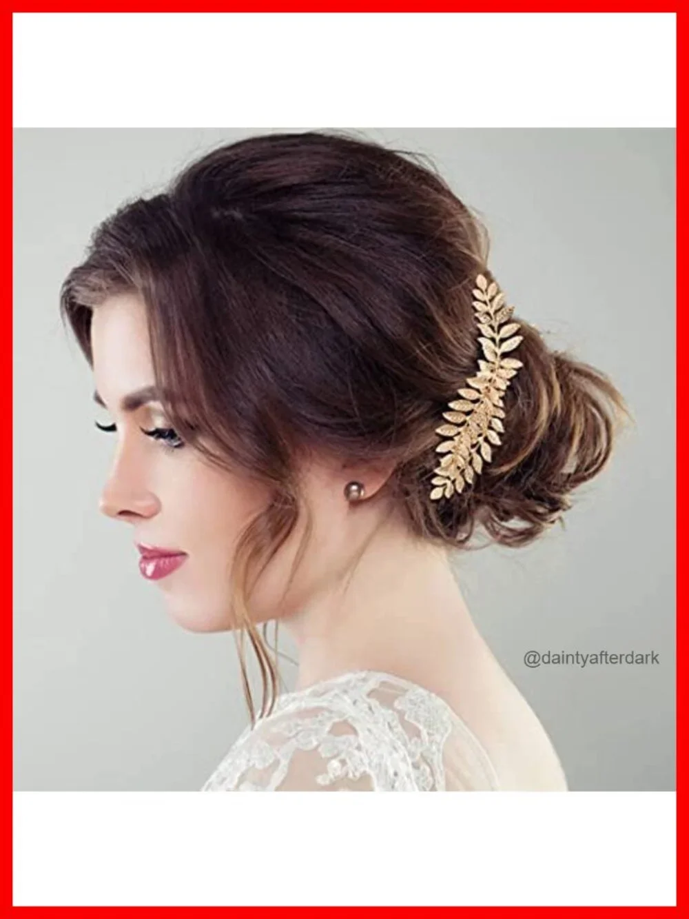 36Pc Gold Hair Side Combs U-Shaped Pearl Pins Spiral Rhinestone Hair Clips